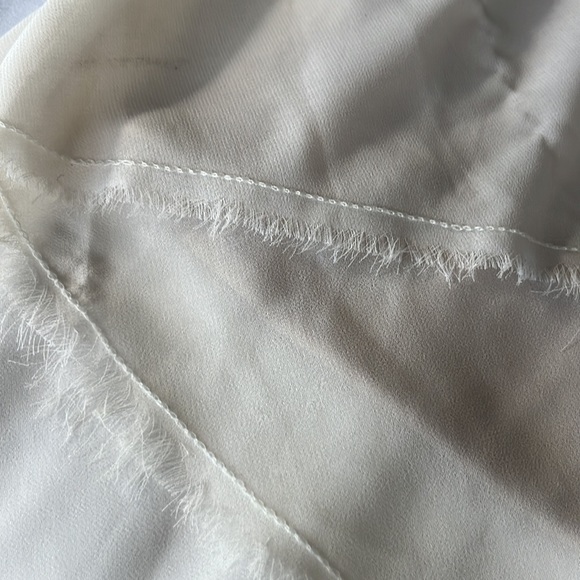 Rachel Roy flowy tank with frayed finish size M - Picture 3 of 4